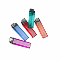 Nouvelle couleur transparente populaire d'allumeur de meule de silex de cigarette de conception