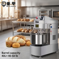 Nouveau Pétrin Spirale Commercial Robuste avec Capacité de 40L, 3000W, 10 Vitesses pour Boulangerie, Moulin à Farine et Utilisation en Restaurant
