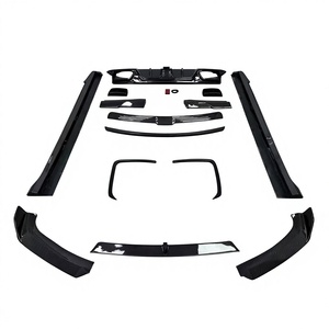 مجموعة كاملة من ألياف الكربون طراز MSY طقم هيكل لفات رويس عاصفة الجيل الرابع شفة جناح أمامي ، ناشر خلفي شفاه وتنورات جانبية - Product Image 1