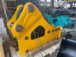 Martillo hidráulico <span class=keywords><strong>silencioso</strong></span> para cabezales de cucharones de excavadoras. Trituradora de rocas de bajo ruido. Equipo de demolición de edificios. - Product Image 3