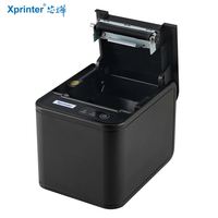 Printer Thermal USB 80T untuk Struk POS Mini 80mm, Cocok untuk Kasir Restoran & Supermarket, Antarmuka LAN, Ready Stock