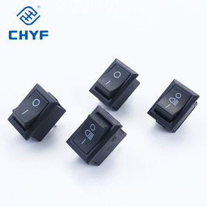 Công Tắc Bật Tắt Mini Công Tắc Bật Tắt SPST DPST Màu Đen Và Đỏ AC 250V 3A / 125V 6A Công Tắc Bật Tắt 2 Chân I/O 10*15Mm - Product Image 4