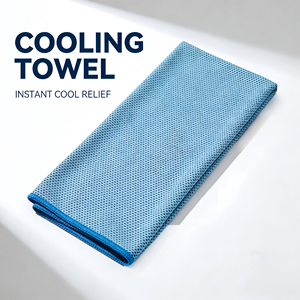 Serviette en microfibre premium à effet rafraîchissant instantané, absorbant la transpiration, motif personnalisé et support pour les commandes en gros - Product Image 3