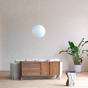 ตู้เก็บของไม้เนื้อแข็งสไตล์วินเทจยุคกลางแบบวาบิซาบิ ตู้ข้างเตียงสามลิ้นชักไม้สัก ตู้ห้องนั่งเล่นหรูหราสไตล์ไลท์ลักชัวรี่ - Product Image 1