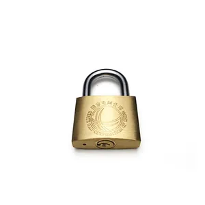 定制锁顶垫锁高安全挂锁钥匙一样小迷你便宜铜黄铜挂锁