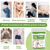 Thé aux herbes naturelles pour la perte de poids, personnalisé avec votre logo, efficace pour raffermir le ventre et brûler les graisses abdominales.