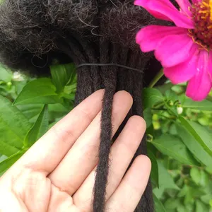Hot selling full Star 0.4cm Straight Braiding Dreadlocs Crochet Hair Synthetic Dreads Hair Extension dreadlocs Hair