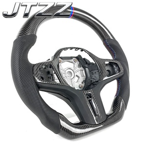 Para BMW G22 G42 <span class=keywords><strong>G29</strong></span> G20 M340i 2018 G21 G23 G26 2019 2020 2021 2022 2023 2024 Volante de Fibra de Carbono con Levas de Cambio y Calefacción - Product Image 2