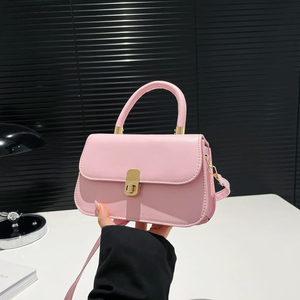 Borsa da sella retrò classica dal Design coreano borsa a tracolla a spalla singola in pelle sintetica con <span class=keywords><strong>borsetta</strong></span> con patta piccole borse - Product Image 4