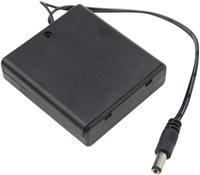 Boîtier de rangement pour batterie 4AA 6V, 2 pièces, avec interrupteur, support de piles