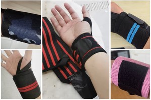 Supporto per Polso NQ SPORTS, Fasce per Sollevamento Pesi, Cinghie per Allenamento in Palestra, Fasce Imbottite per Mani - Product Image 4