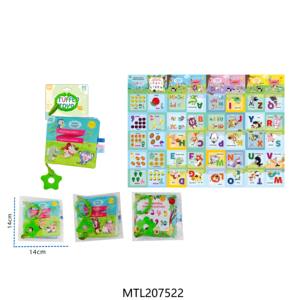 <span class=keywords><strong>Libros</strong></span> Montessori <span class=keywords><strong>de</strong></span> aprendizaje educativo temprano para niños, juguetes <span class=keywords><strong>sensoriales</strong></span>, tela suave, animales, libro <span class=keywords><strong>de</strong></span> tela para bebés - Product Image 2