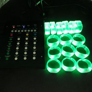 Pulseras LED TPU Jumon con Control Remoto DMX de 33 Teclas, Alcance de 800-1000m, Color Personalizado para Regreso a Clases y Fiestas Navideñas - Product Image 4
