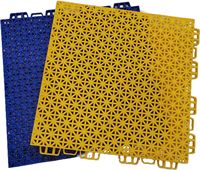 Dalles de sol sportives modulaires à emboîtement, revêtement de sol suspendu en PP multi-usages pour l'extérieur, pour le basketball, le tennis, le pickleball