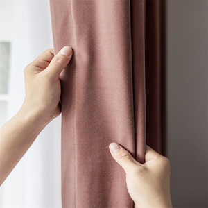 ม่านปาร์ตี้กันน้ำกลางแจ้ง,ผ้าม่านนอร์ดิกสำหรับออฟฟิศทันสมัยมาคราเม่ผ้าม่านสีชมพู - Product Image 2