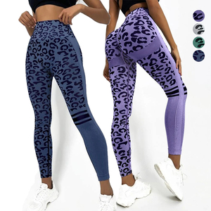 Women Female <strong>Sexy</strong> High Waist Seamless Leopard Print Butt Lift <strong>Big</strong> <strong>Booty</strong> Scrunched Fitness Workout Running Yoga Pants <strong>Leggings</strong> - Product Image 1