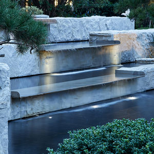 Fenlin renk düşer katı renk akrilik şeffaf ışıklı arka bahçe şelale için spillways açık hava yüzme havuzu - Product Image 2