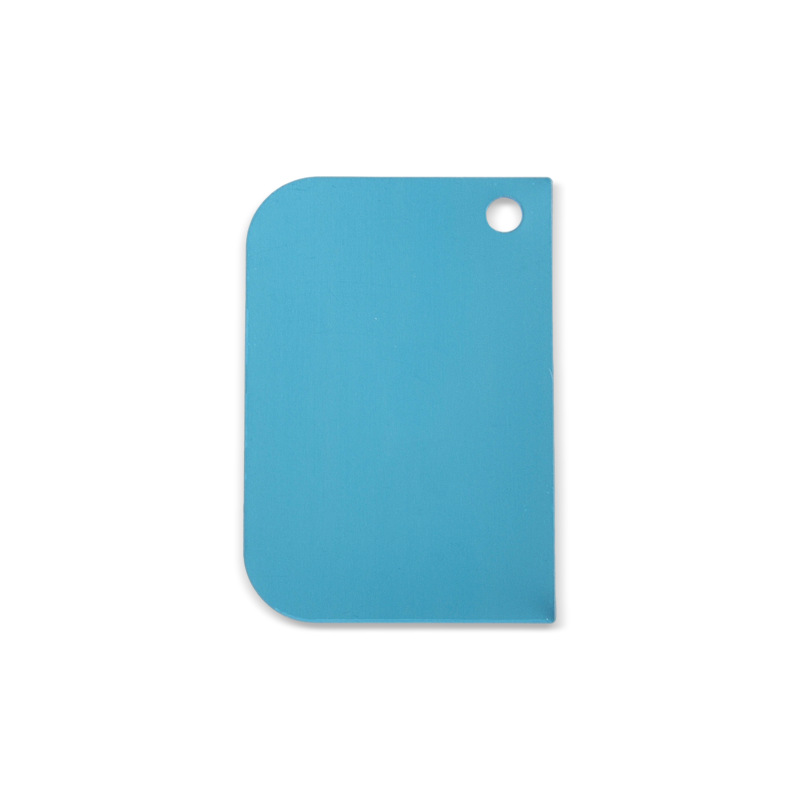 Flat mouth rectangular stainless steel scraper