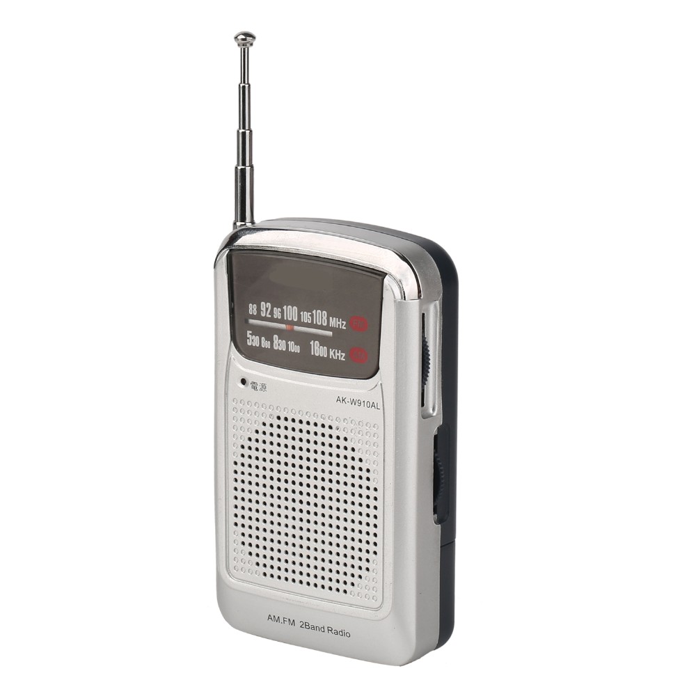 Портативный FM AM радио 2 диапазона приемник с разъемом для наушников