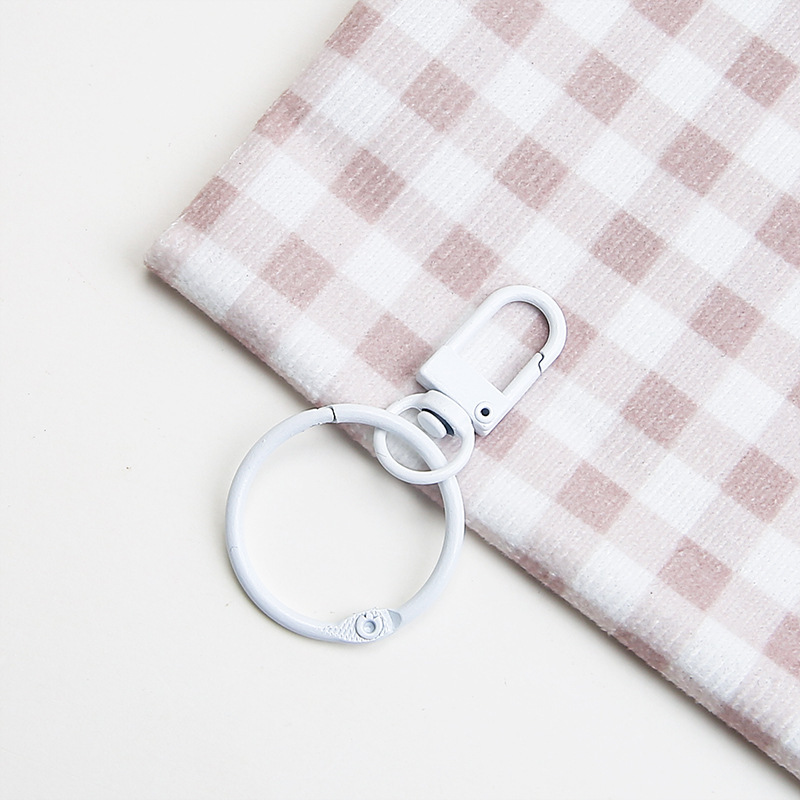 Loquet de porte blanc, clip de 3 cm