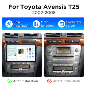 Junsun <b>Wireless</b> Android Carplay Car Radio for Toyota Avensis 2002-2008 Autoradio Car Bluetooth GPS Navigation Multimedia Player - Product Image 2