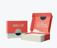 Cartons ondulés recyclables, pliables, avec insert personnalisé, pelliculage mat, matériaux recyclés, forme personnalisable, gaufrage pour chaussettes