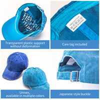 Gorras de Béisbol de Algodón Lisas Unisex con Efecto Desgastado y Lavado Ácido, Bordado Personalizado, 6 Paneles, Estilo Dad Hat, Venta al Por Mayor JX