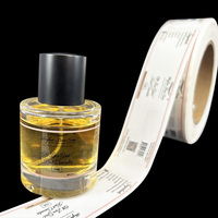Personnalisation individualisée rouleau étanche à l'eau petite taille parfum huile autocollants étiquettes d'impression colorées pour bouteille en verre de 10ml