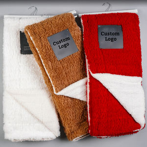 Faux Lamb <strong>Fur</strong> Blankets Teddy Fleece Sherpa <strong>Throw</strong> Animal Skin Dark Brown <strong>King</strong> <strong>Size</strong> Bed <strong>Throw</strong> 100% Polyester Bedding Set - Product Image 6