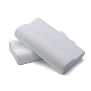 Promouvoir le sommeil fonctionnel couverture amovible orthopédique ergonomique sommeil confortable feuilles de mousse à mémoire oreiller cervical pour le repos - Product Image 1