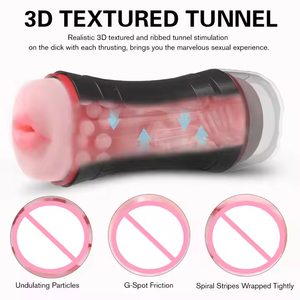 Penis Saug maschine Künstliche Vagina Mastur bator Männer <span class=keywords><strong>Masturbation</strong></span> Sexspielzeug für Männer Masturbieren Muschi - Product Image 4