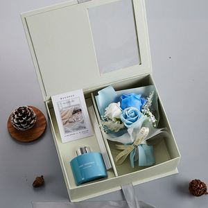 Oferta Especial de San Valentín: Set de Regalo con Jabón y Aromaterapia de Rosas de 120 ml para Mujer, Ideal para Fiestas y Cumpleaños - Product Image 3