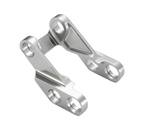 Giogo di sospensione MTB lavorato a CNC di precisione forgiato in lega di alluminio Shock lavaggio bianco 0.01-0.02mm tolleranza ISO9001 certificata - Product Image 1