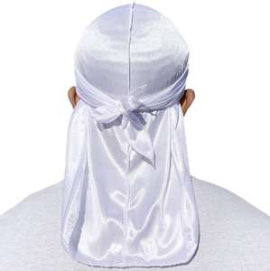 Wave Cap - Silky wave caps / Rags cap / Durag cap / 360 Waves cap Blac –  AfricanFabs