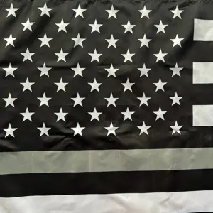 Hochwertiger Polyester individuell bedruckter nationaler amerikanischer grauer Flagge Länderflagge