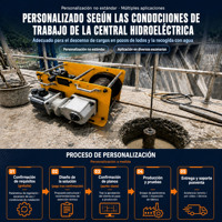 Treuil servo personnalisé non standard pour projets d'ingénierie |   Processus professionnel de dessin et de test |   OEM ODM de haute précision