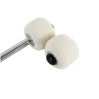Vente en gros de haute qualité en laine antidérapante en acier inoxydable pour batterie de basse Accessoires pour instruments à percussion
