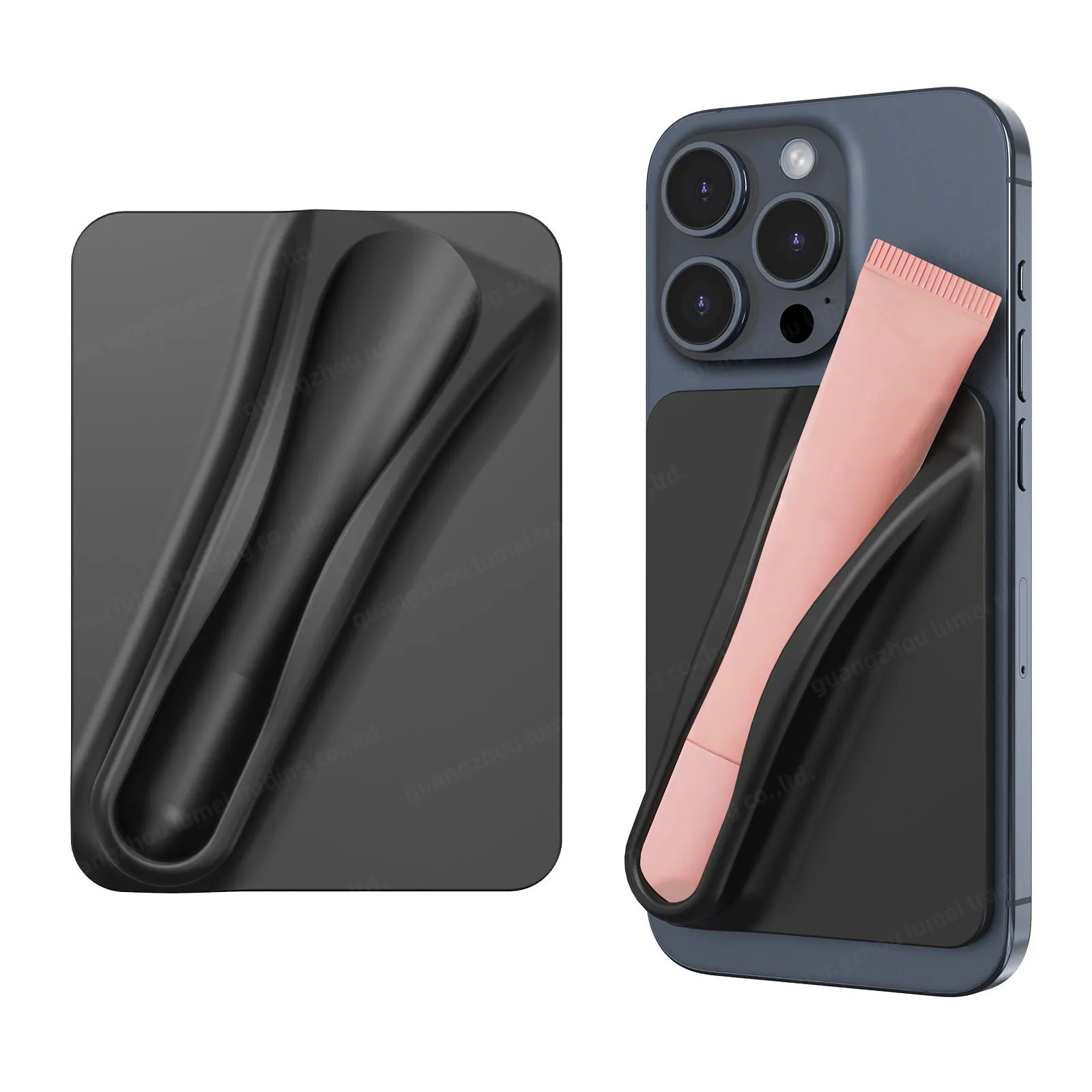 2024 New Design Make UP Phone Case Sticker For iPhone 15 Pro, Girls Lip Tint Storage Case Sticker For Apple