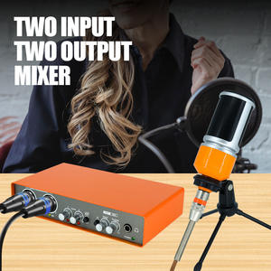 Interface Audio professionnelle, mélangeur de Podcast, changeur de voix, <span class=keywords><strong>carte</strong></span> <span class=keywords><strong>son</strong></span> de Studio XLR, Microphones de jeu <span class=keywords><strong>DJ</strong></span>, cartes <span class=keywords><strong>son</strong></span> externes - Product Image 3