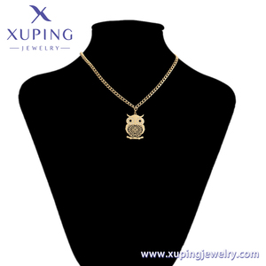 A00902977 gioielli xuping nuovo Design gufo di vendita caldo 14K <span class=keywords><strong>oro</strong></span> carino elegante collana di lusso per le donne - Product Image 6
