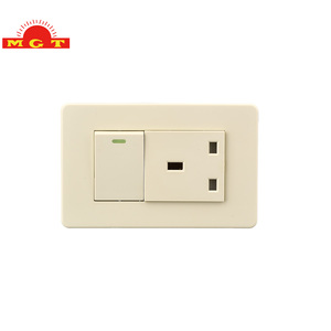 Interrupteurs électriques muraux de haute qualité en gros, beige, 3 gangues, 2 voies, norme américaine, pour la maison, le bureau - Product Image 5