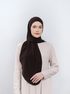 Nouveau Voile Long Personnalisé à Nouer pour Femme 2026 – Doux, Lisse, Anti-Plis, Imprimé sur Mesure, Prix Usine - Product Image 4