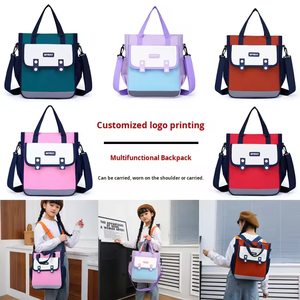 Customized Printed Logo Oxford Tutoring Schoolbag for Primary Students Breathable Waterproof Lightweight Crossbody Hand-carrying - Product Image 3