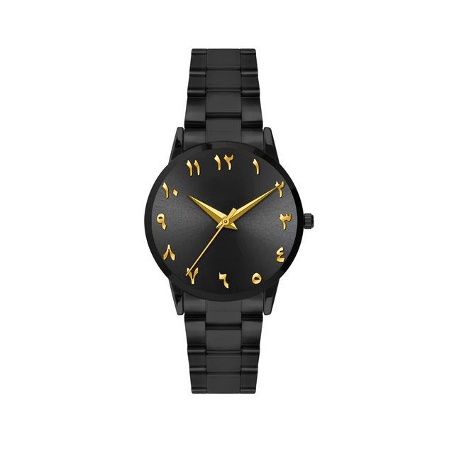 Wholesale Middle East Popular Luxury Business Sports OEM Minimalist White Dial Stainless Steel Wrist Watch for Men Montre Arabe