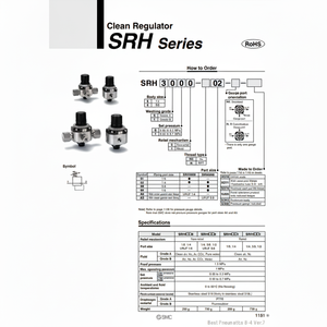 SMC Pneumatics SRH4000-03-R Nettoyer les pièces pneumatiques du régulateur - Product Image 1