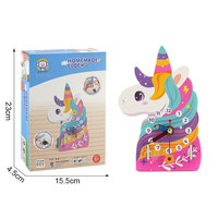Kit de bricolage transfrontalier le plus vendu : Kit d'assemblage de jouets technologiques STEM faits main, Pack de matériaux en papier pour horloge à construire soi-même (0-3 mois)