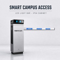 Fournisseur de barrières automatiques 200W DC24V DC36V Série Robot avec barre lumineuse LED pour points d'accès intelligents des campus