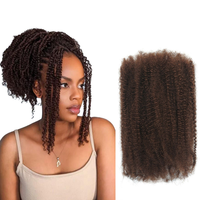 Cheveux Afro Kinky en vrac pour Passion Twists, Cheveux synthétiques doux pour tresses africaines et torsades