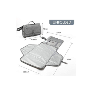Wickel auflage Tragbare Reise wechsler Station Wasserdichtes Windel kissen Windel tasche Faltbare Windel kupplung Travel Kit - Product Image 3
