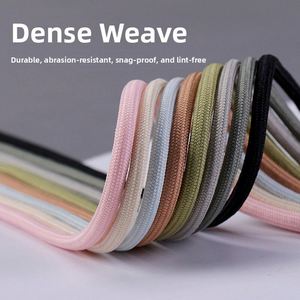 Factory Customization 100% Cotton Shoelaces for Dad Shoes Sports Shoes Bags Garment-Men Women Original Black Beige 16 Strand - Product Image 3